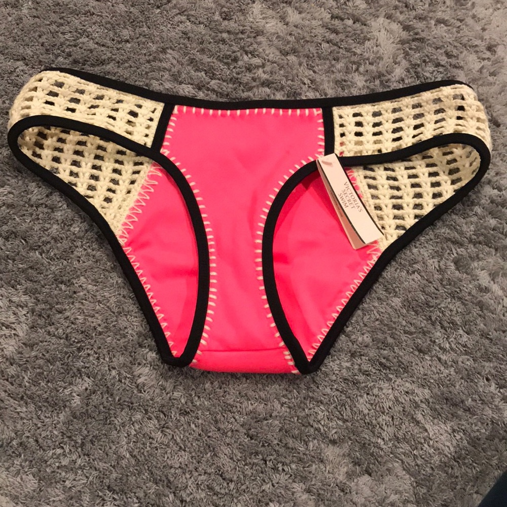 Victoria secret neon pink bikini bottom